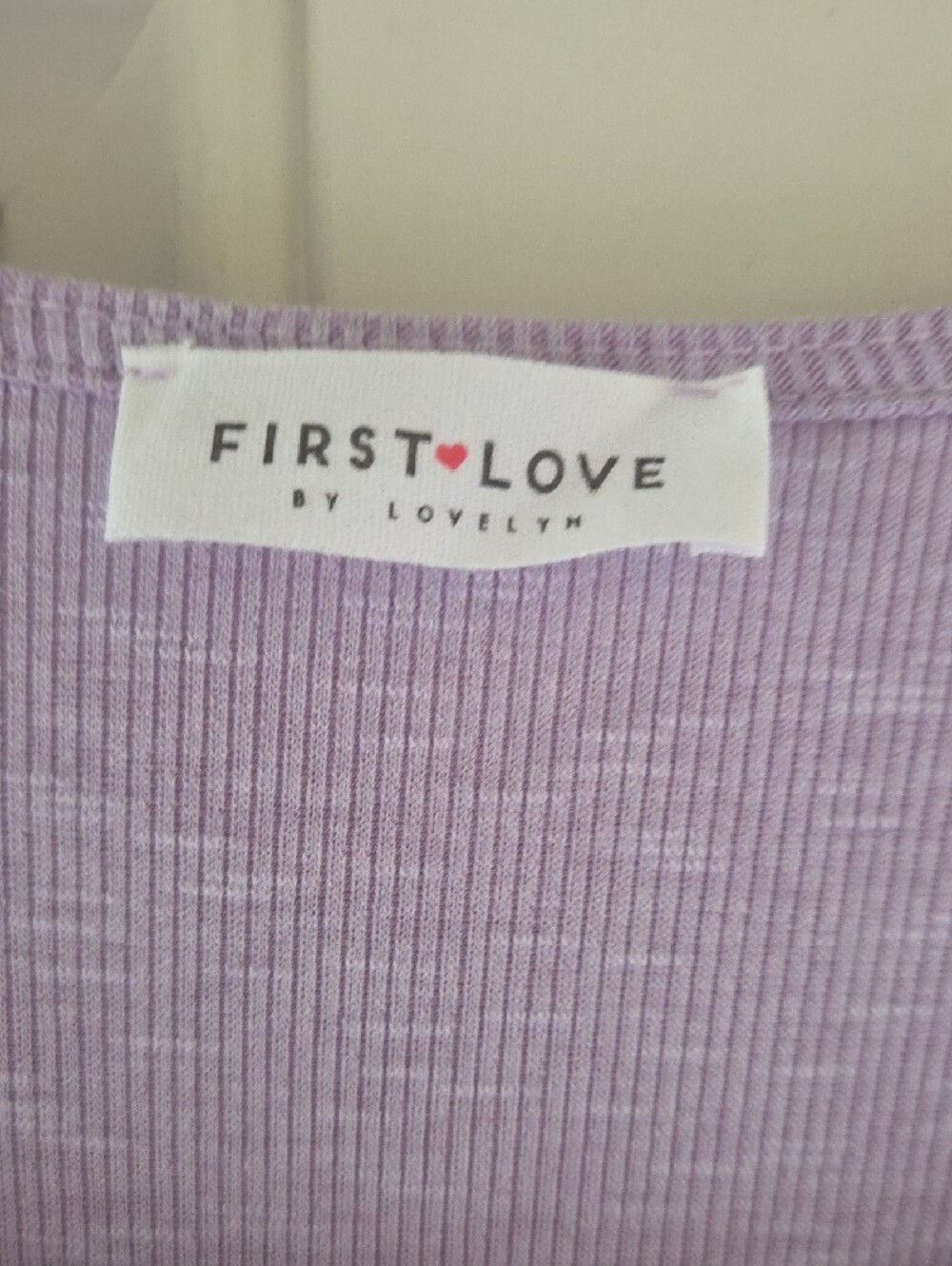 First Love Lilac Scoop Neck Short Sleeve Dress - Picture 2 of 3